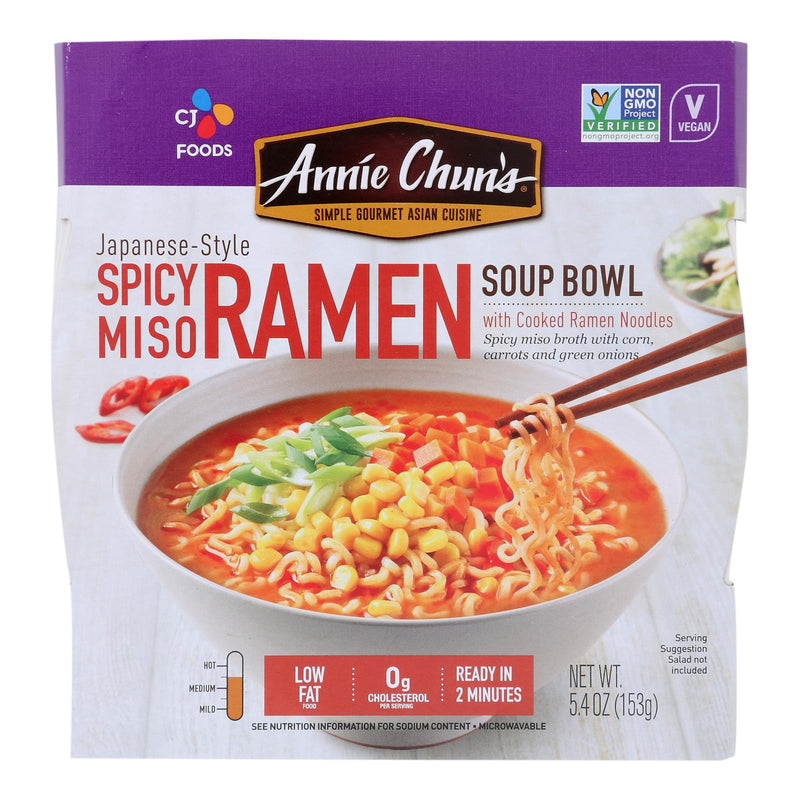 Annie Chun's Spicy Miso Ramen - 6-Pack (5.4 Oz Each) - Cozy Farm 