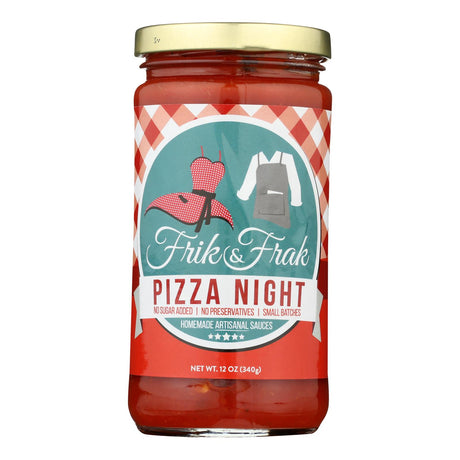 Frik And Frak Pizza Night Sauce - Case of 6 - 12 oz. Bottles - Cozy Farm 