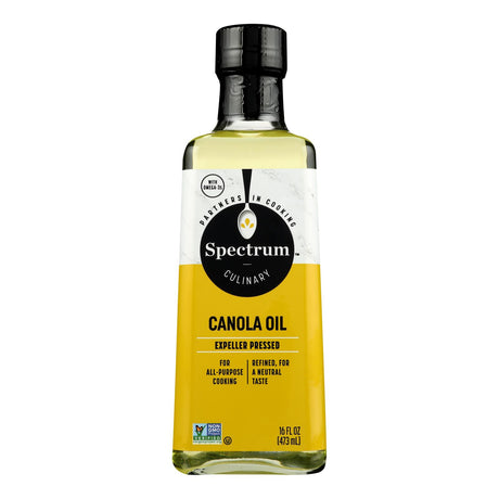 Spectrum Naturals Refined Canola Oil, 16 Fl Oz (Case of 12) - Cozy Farm 