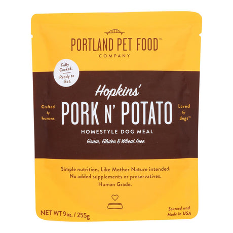 Portland Pet Food Company Dog Meal Hmstyl Pork Pot - Case of 8 - 9 oz - Cozy Farm 