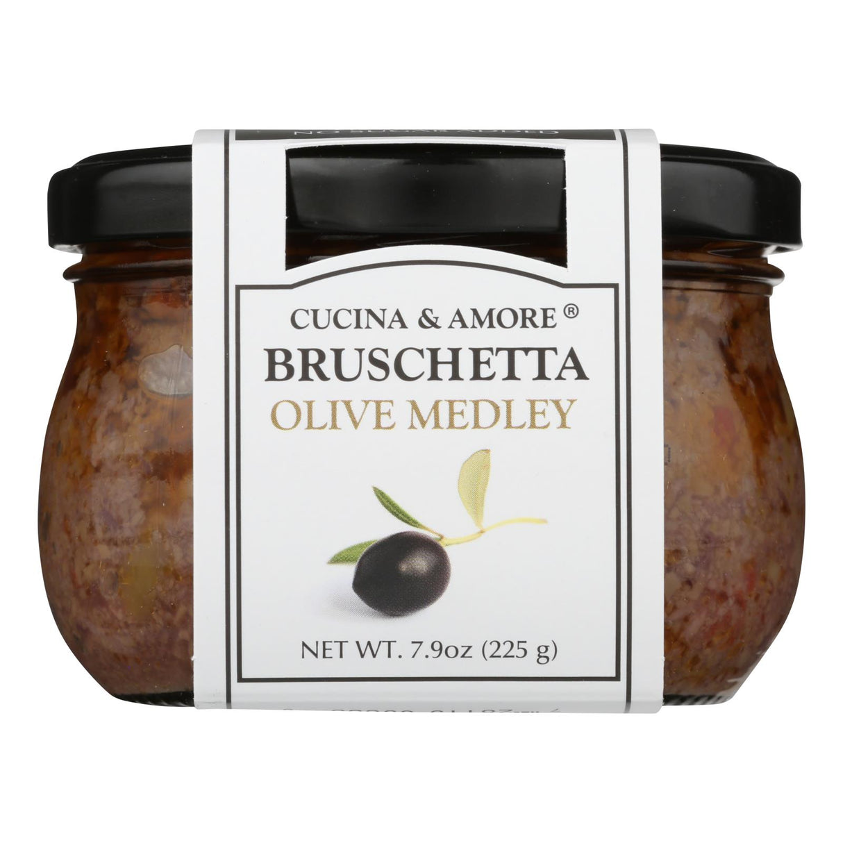 Cucina & Amore Black Olive Bruschetta - Case of 6 - 7.9 Oz - Cozy Farm 