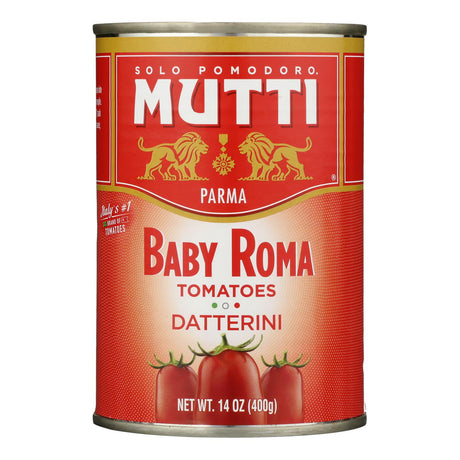 Mutti Parma Organic Baby Roma Tomatoes - 12 x 14 Oz - Cozy Farm 