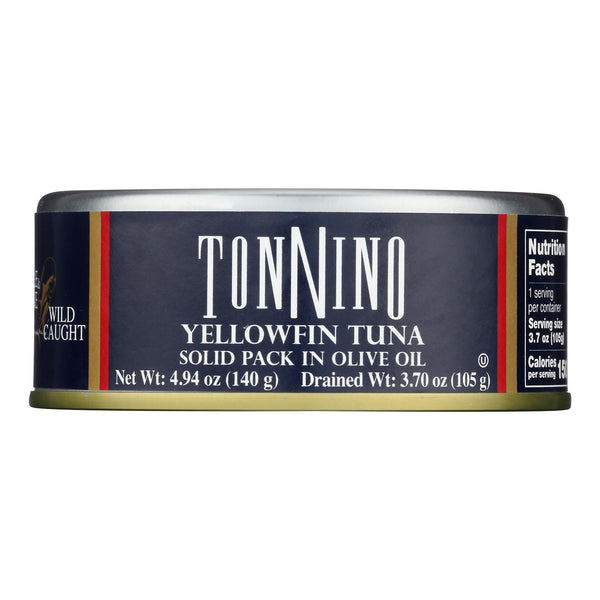Tonnino Italian Style Tuna, Light in Olive Oil, 4.94 Oz Can (Pack of 12) - Cozy Farm 