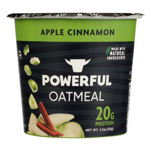 Powerful Yogurt Oatmeal Apple Cinnamon Cups, 6 Pack (2.3 Oz Cups) - Cozy Farm 