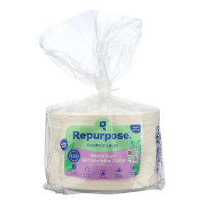 Repurpose - Plates Heavy Duty Compost - Case Of 4-125 Count - Cozy Farm 