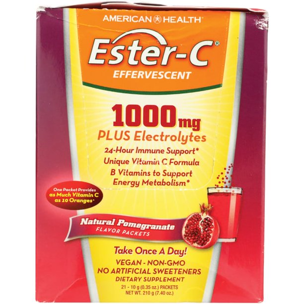 American Health Ester-C 1000mg Pomegranate (Pack of 21) - Cozy Farm 