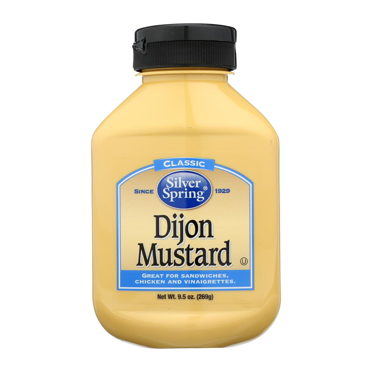 Silver Spring Mustard - Dijon - Squeeze - Case Of 9 - 9.5 Oz - Cozy Farm 
