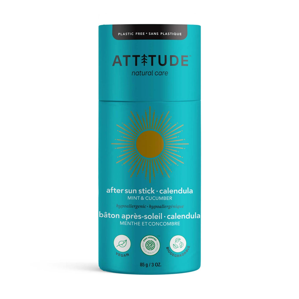 Attitude Natural Deodorant Stick for After Sun with Mint & Cucumber - 3 Oz - Cozy Farm 