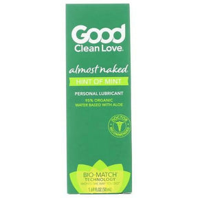 Good Clean Love - Organic Personal Lube, Hint Mint 1.69 fl oz - Natural intimate moisturizer