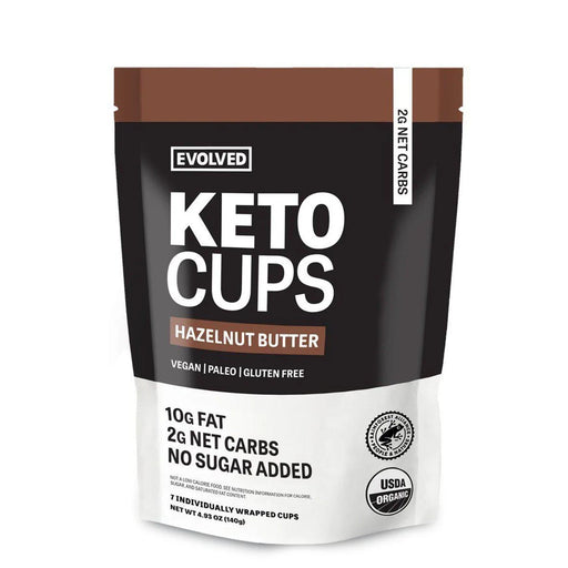 Evolved Keto Cups (Pack of 7) Hazelnut - 6 4.93oz - Cozy Farm 