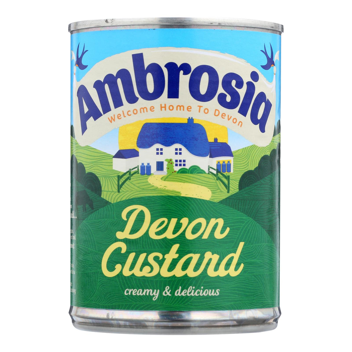 Ambrosia - Custard Devon - Case Of 12 - 14.1 Oz - Cozy Farm 