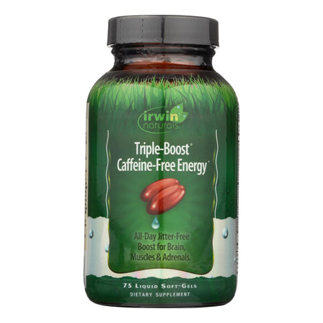Irwin Naturals - Triple-boost Caff Energy - 1 Each-75 Sgel - Cozy Farm 