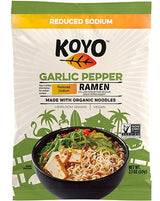 Koyo Reduced Sodium Garlic Pepper Ramen (24.12 Oz.) - Case of 12
