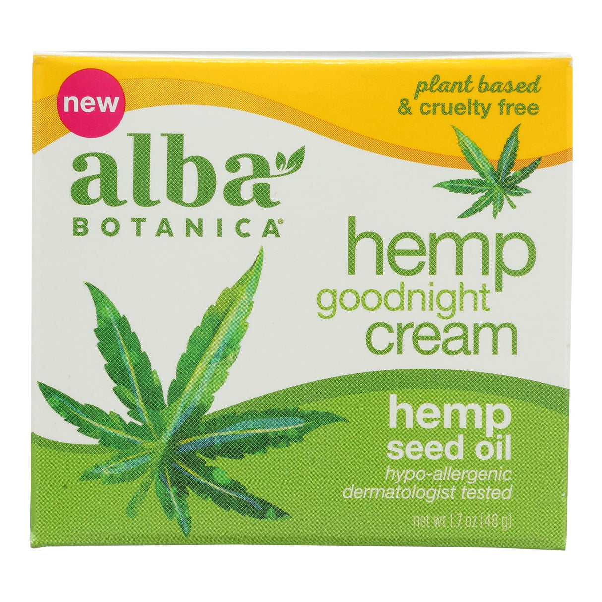 Alba Botanica - Cream Hemp Goodnight - 1 Each-1.7 Oz - Cozy Farm 