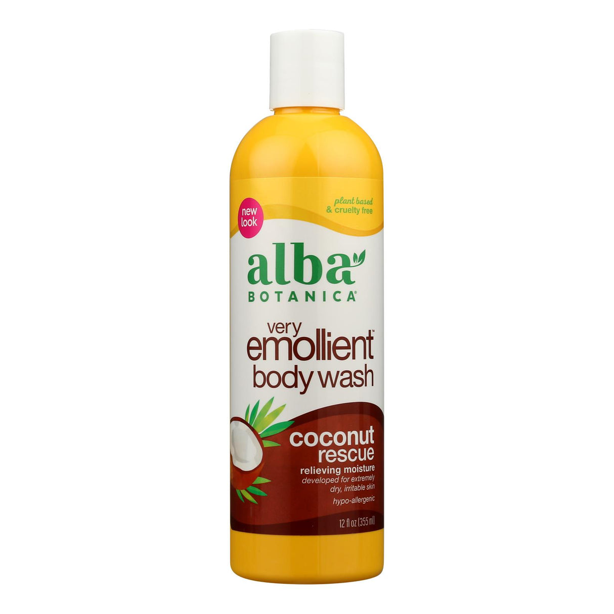 Alba Botanica - Body Wsh Vry Emol Coconut - 1 Each-12 Fz - Cozy Farm 