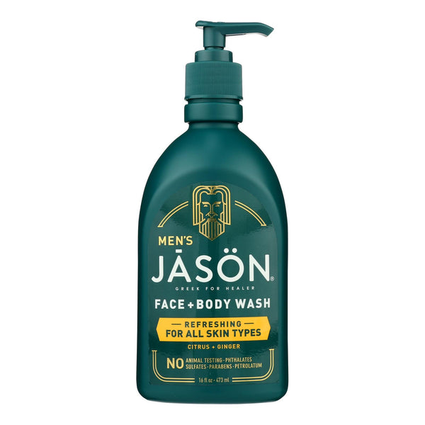 Jason Natural Products - Face/bdy Wsh Mens Refresh - 1 Each-16 Fz - Cozy Farm 