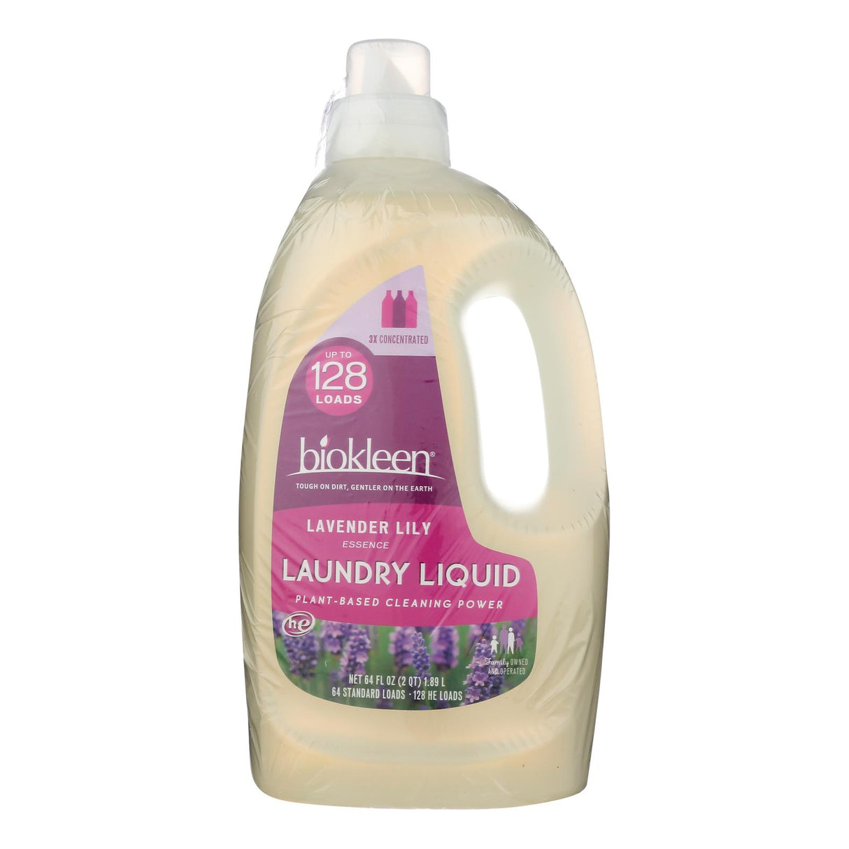 Biokleen - Laundry Liquid Lavender Lily - Case Of 6 - 64 Fz - Cozy Farm 