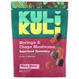 Kuli Kuli Moringa & Chaga Mushroom Superfood Gummies packaging with colorful design