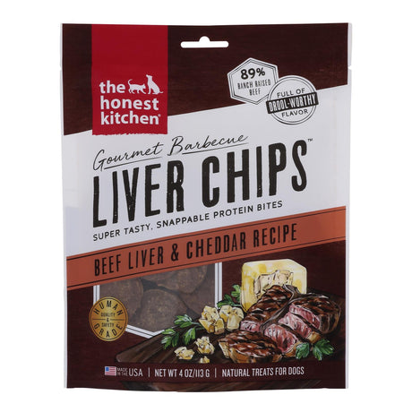 The Honest Kitchen - Dog Trt Liver Chips Beef - Case Of 6-4 Oz - Cozy Farm 