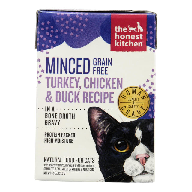 The Honest Kitchen - Cat Fd Turkey Chicken Dck Grvy - Case Of 12-5.5 Oz - Cozy Farm 
