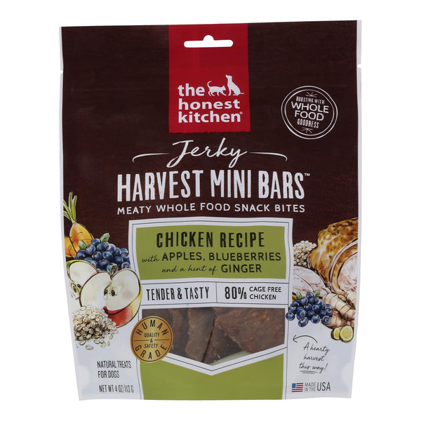 The Honest Kitchen - Dog Trt Jrky Mini Br Chicken - Case Of 6-4 Oz - Cozy Farm 