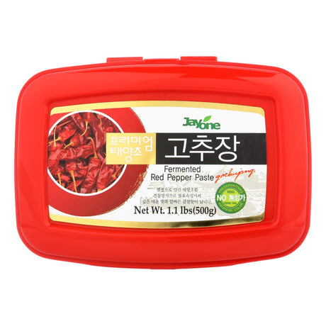 Jayone Fermented Red Pepper Paste  - Case Of 12 - 1.1 Lb - Cozy Farm 