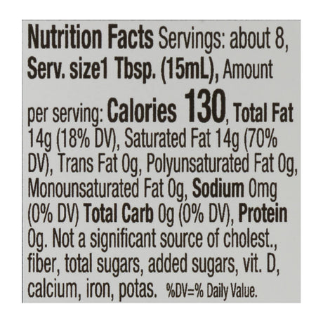 International Collection Liquid Coconut Oil, 4.23 Fl. Oz. (Case of 8) - Cozy Farm 