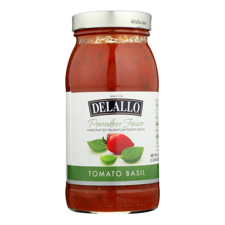 Delallo Sauce - Fresco - Tomato Basil - Case Of 6 - 25.25 Fl Oz - Cozy Farm 