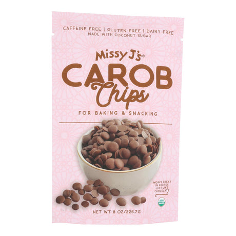 Missy Js - Carob Chips - Vegan - Case Of 6 - 8 Oz. - Cozy Farm 