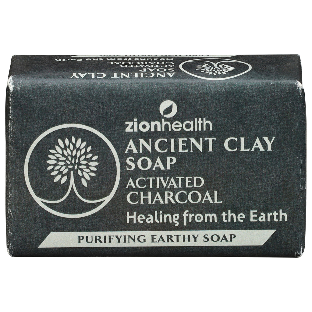 Zion Health Anct Clay Soap Charcoal, 1 Each - 6 Oz - Cozy Farm 