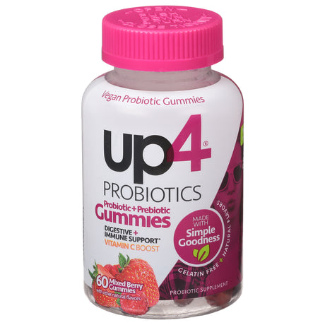 Up4 Probiotics - Probiotic Gummy Mix Berry - 60 Count - Cozy Farm 