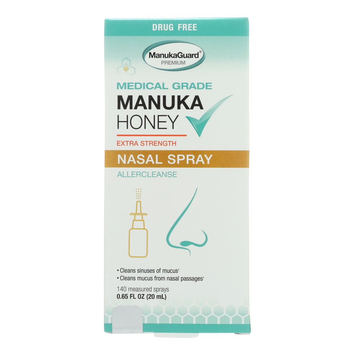 Manukaguard Allercleanse Nasal Spray - Reduces Allergic Reactions, 0.65 Fl. Oz - Cozy Farm 