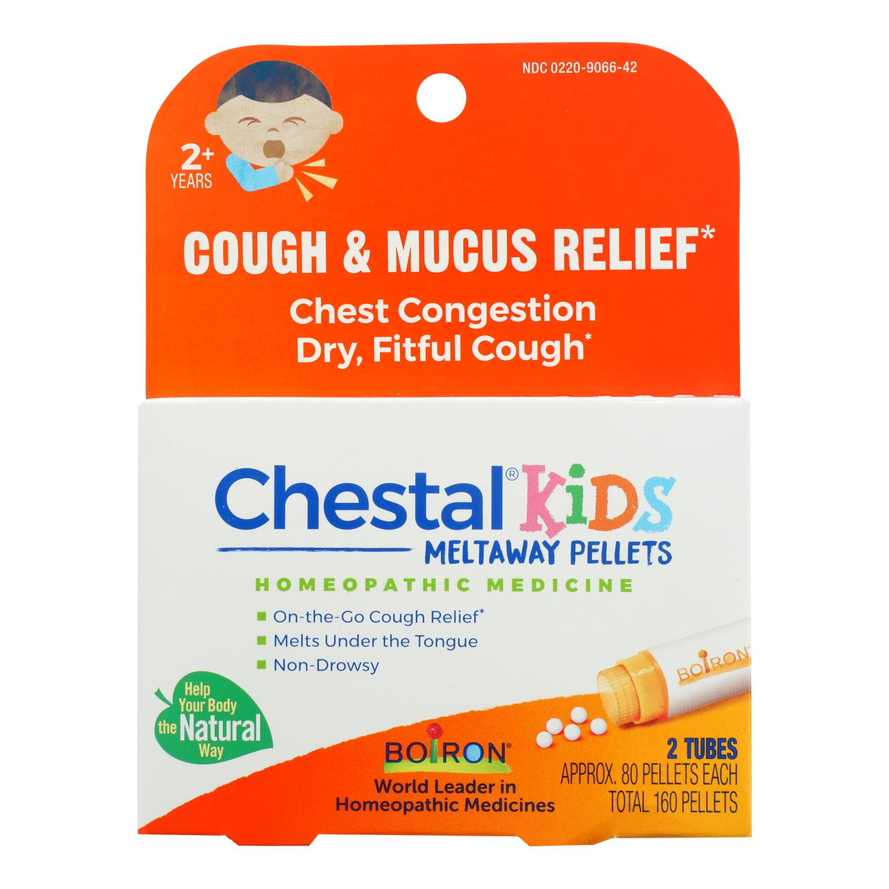 Boiron Chestal Kids Cough 160 plt - Pack of 2 - Cozy Farm 