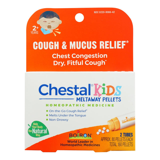 Boiron Chestal Kids Cough 160 plt - Pack of 2 - Cozy Farm 