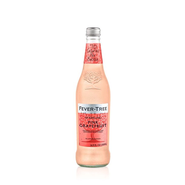Fever-Tree Premium Sparkling Pink Grapefruit Mixer, 16.9 Fl. Oz., Case of 8 - Cozy Farm 