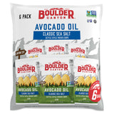 Boulder Canyon Natural Avocado Oil Classic Sea Salt Potato Chips - Case of 8 - 6 - 1.25 oz - Cozy Farm 