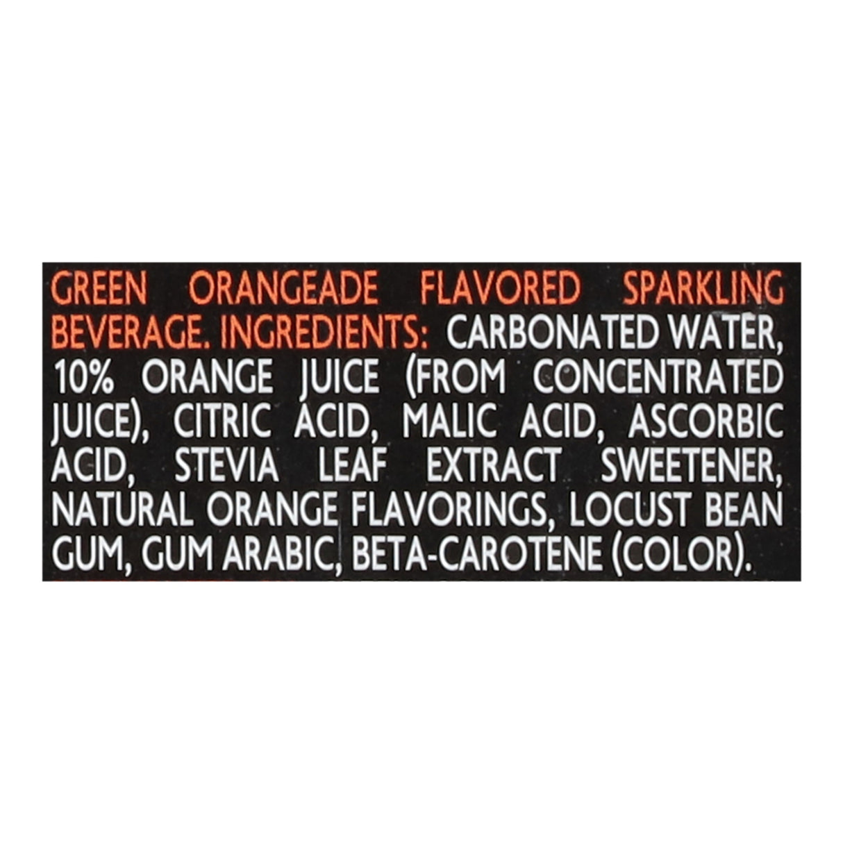 Green - Sparkling Orangeade - Case Of 4-6/12 Fz - Cozy Farm 