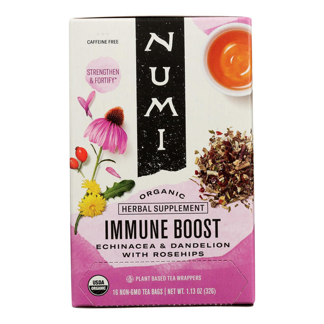 Numi Tea - Hrbl Tea Immune Bst - Case Of 6-16 Bag - Cozy Farm 