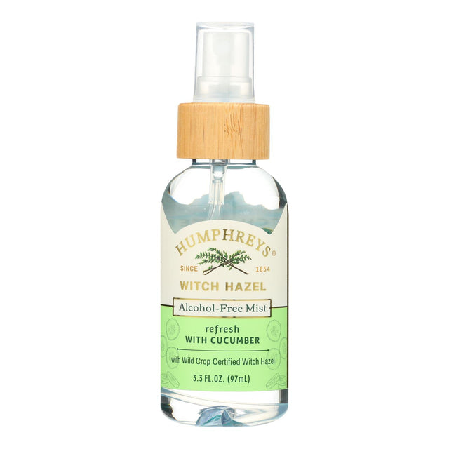 Humphreys Homeopathic Remedies - Witch Hazel Mist A/f Cucu - Pack of 12-3.3 fl oz