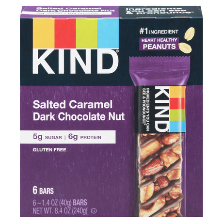 Kind - Bar Salt Caramel Dark Chocolate Nut, 1.4 Oz (Case of 10) - Cozy Farm 