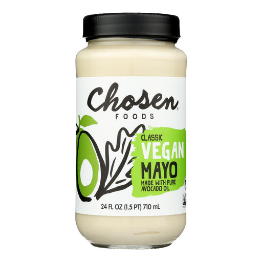 Chosen Foods Classic Vegan Mayo - 24 fl oz, Case of 6 - Cozy Farm 