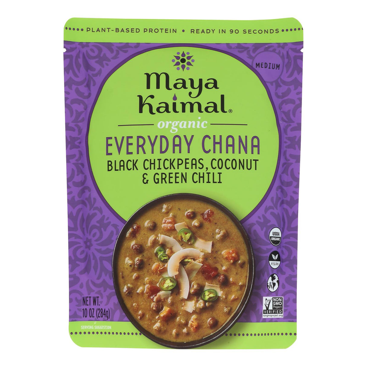 Maya Kaimal Chana Masala Coconut Chili, 10 oz - Pack of 6 - Cozy Farm 