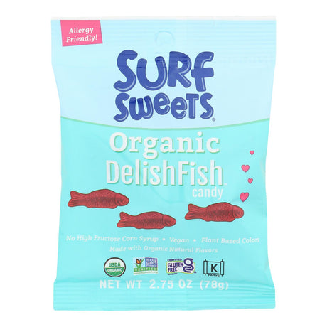 Surf Sweets Delishfish Candy - Case of 12 - 2.75 oz Packs - Cozy Farm 