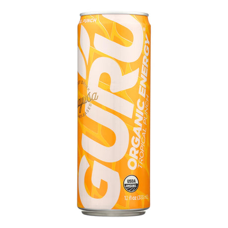 Guru Energy Drink - Guayusa Energy Drink - Case of 24 - 12 Oz - Cozy Farm 