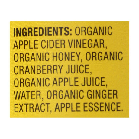 Bragg Apple Cider Vinegar with Cranberry, 16 fl oz per Bottle (Case of 12) - Cozy Farm 