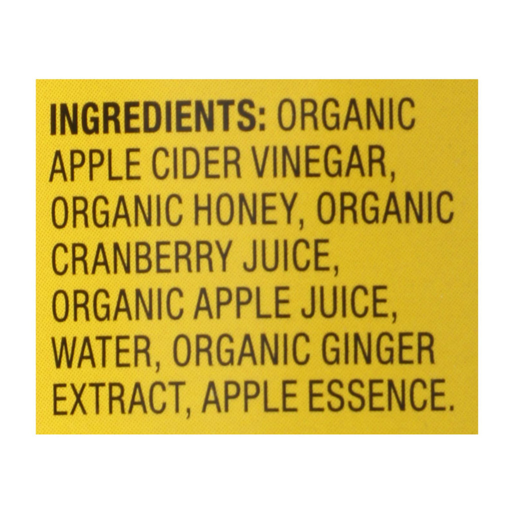 Bragg Apple Cider Vinegar with Cranberry - 16 fl oz (Case of 12) - Cozy Farm 