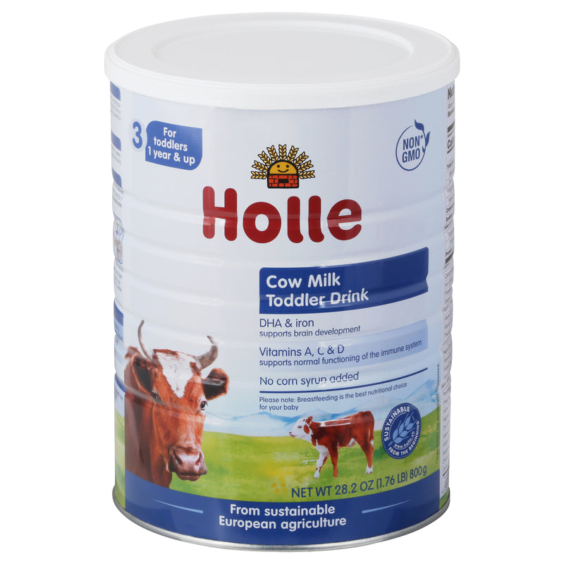 Holle - Toddler Drink Cow Milk - Case Of 6-28.2 Fz - Cozy Farm 