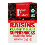 Made In Nature Seedless Raisins, 6 Pack - Case of 12 (1 Oz Each) - Cozy Farm 