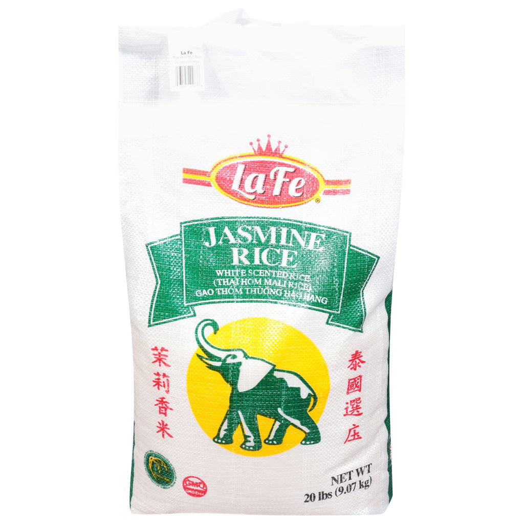 La Fe - Rice Jasmine - Case Of 1-20 Lb - Cozy Farm 