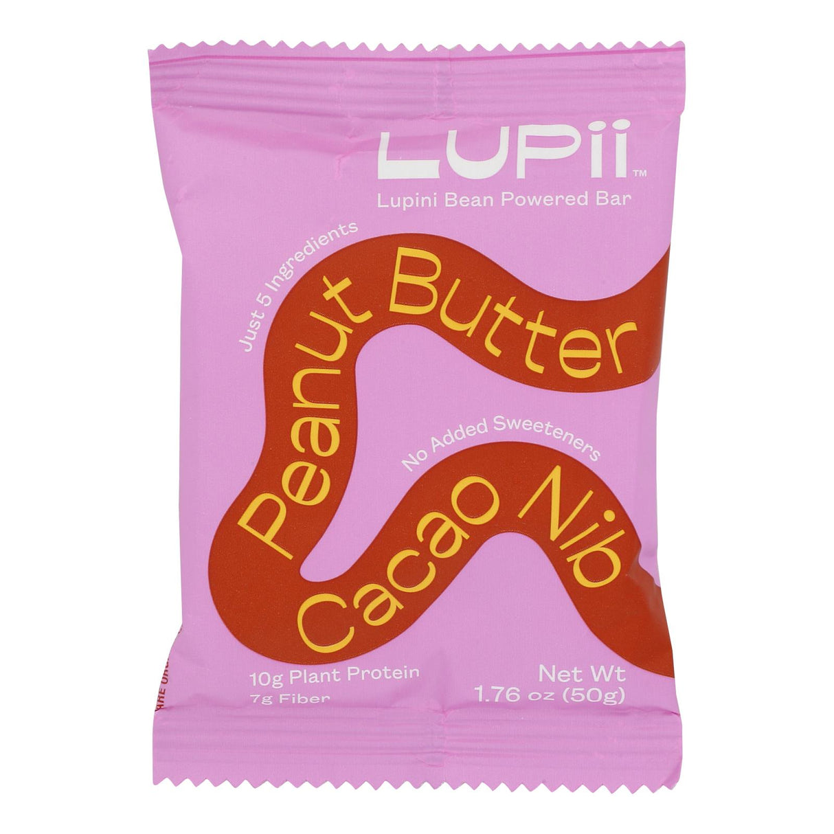 Lupii Bites Protein Peanut Butter with Cacao Nibs, 12-Pack of 1.76 Oz Each - Cozy Farm 